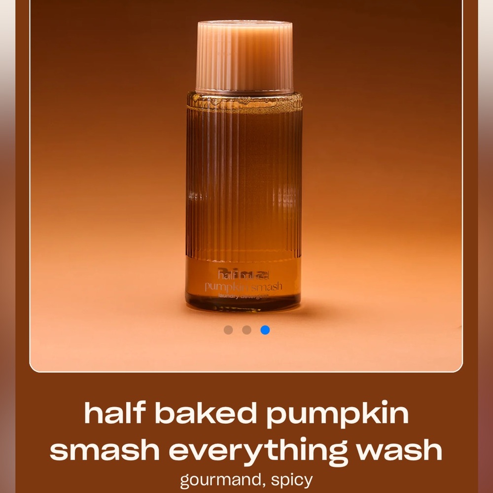 NIB Snif Half Baked Pumpkin Smash Everything Wash Laundry Detergent 16 oz Full - Picture 9 of 11